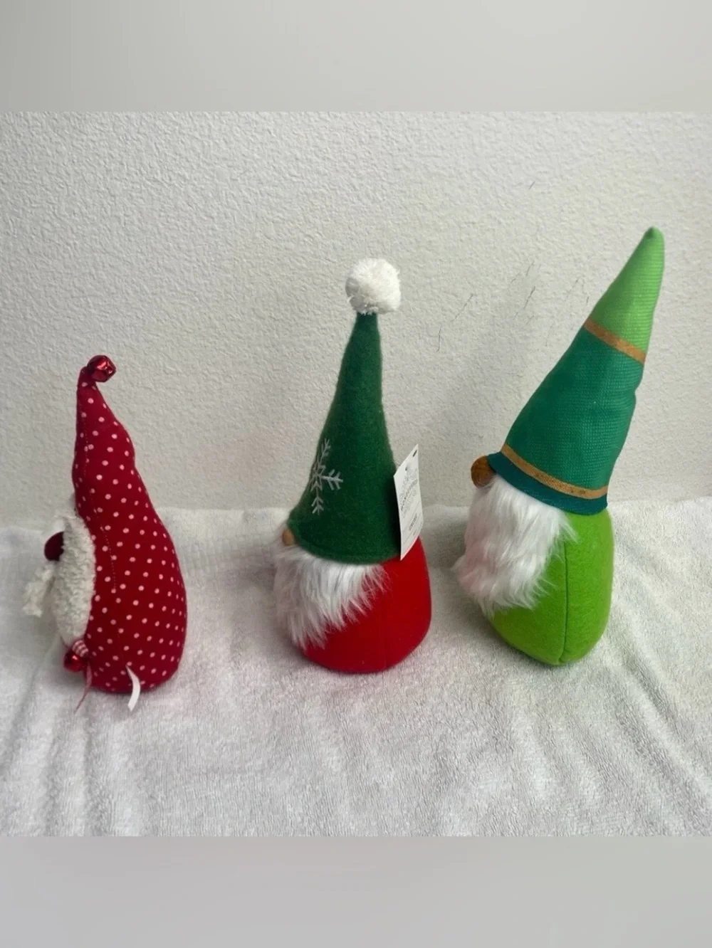 Target Festive Red Green Gnome Home Decor Set of 3 Christmas Holiday Farmhouse